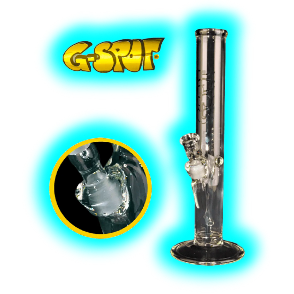 G-Spot Zylinder gerade 3-Teilig Eis 40cm