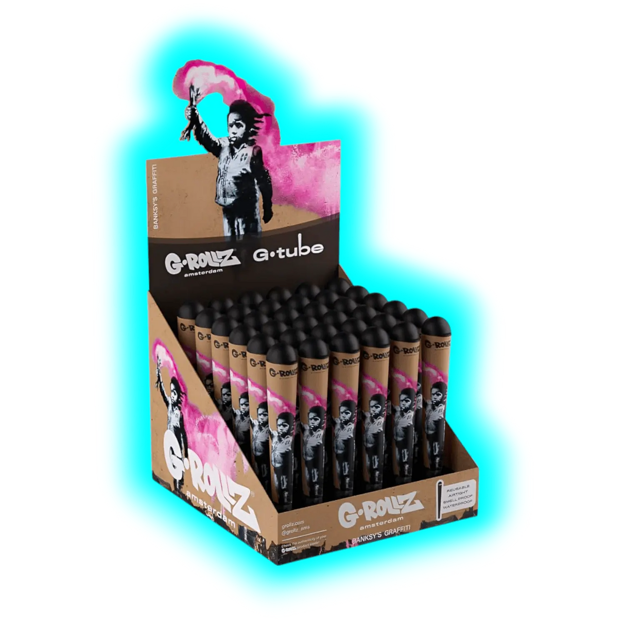 G-Tube Banksy Graffiti Torch Boy