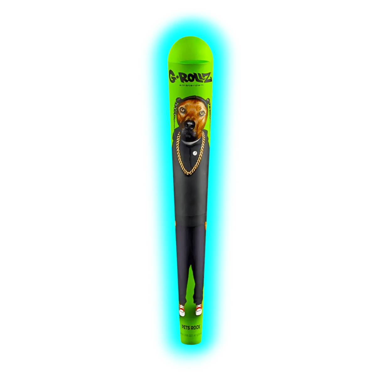 G-Tube Pets Rock Rap Cone Holder Green