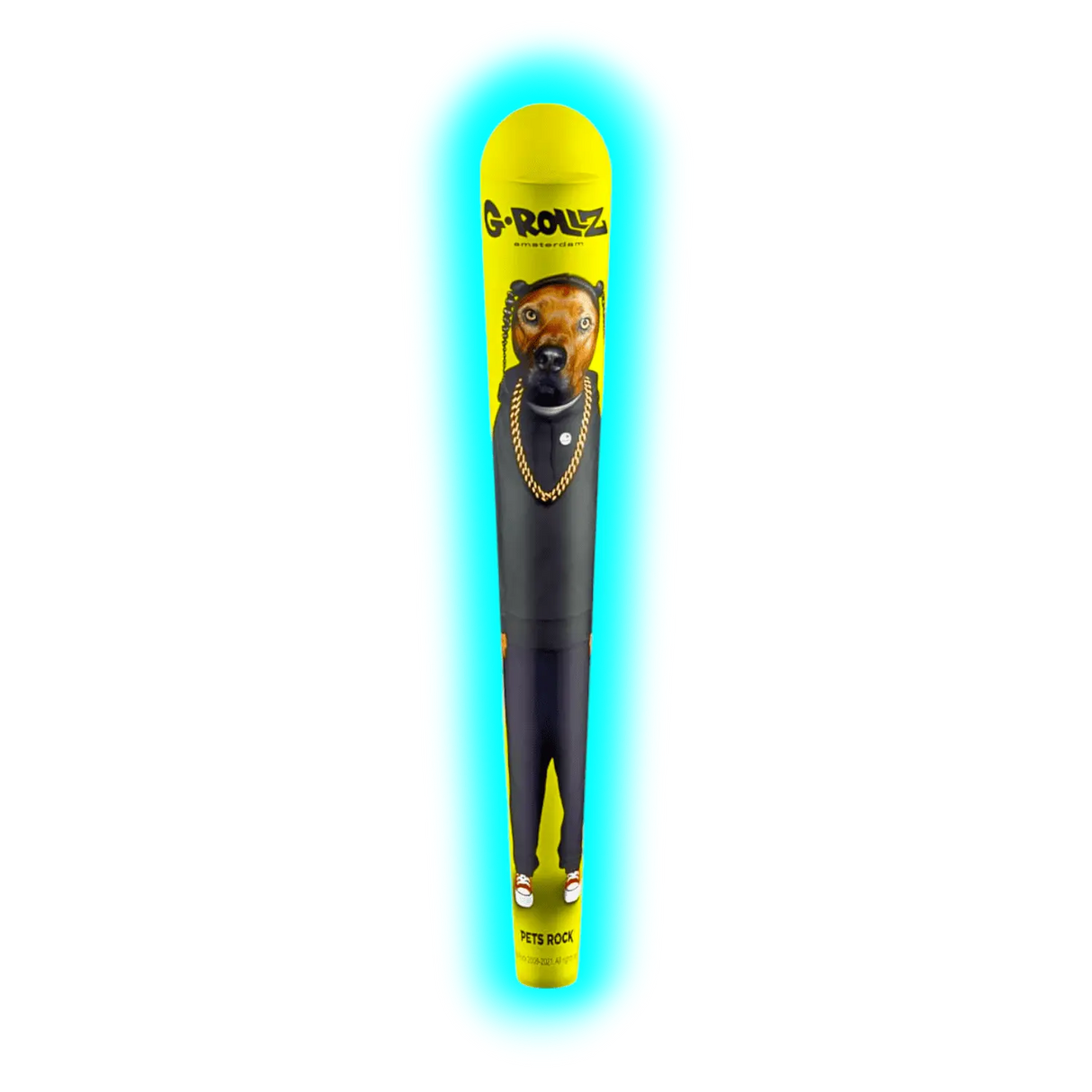 G-Tube Pets Rock Rap Cone Holder Yellow