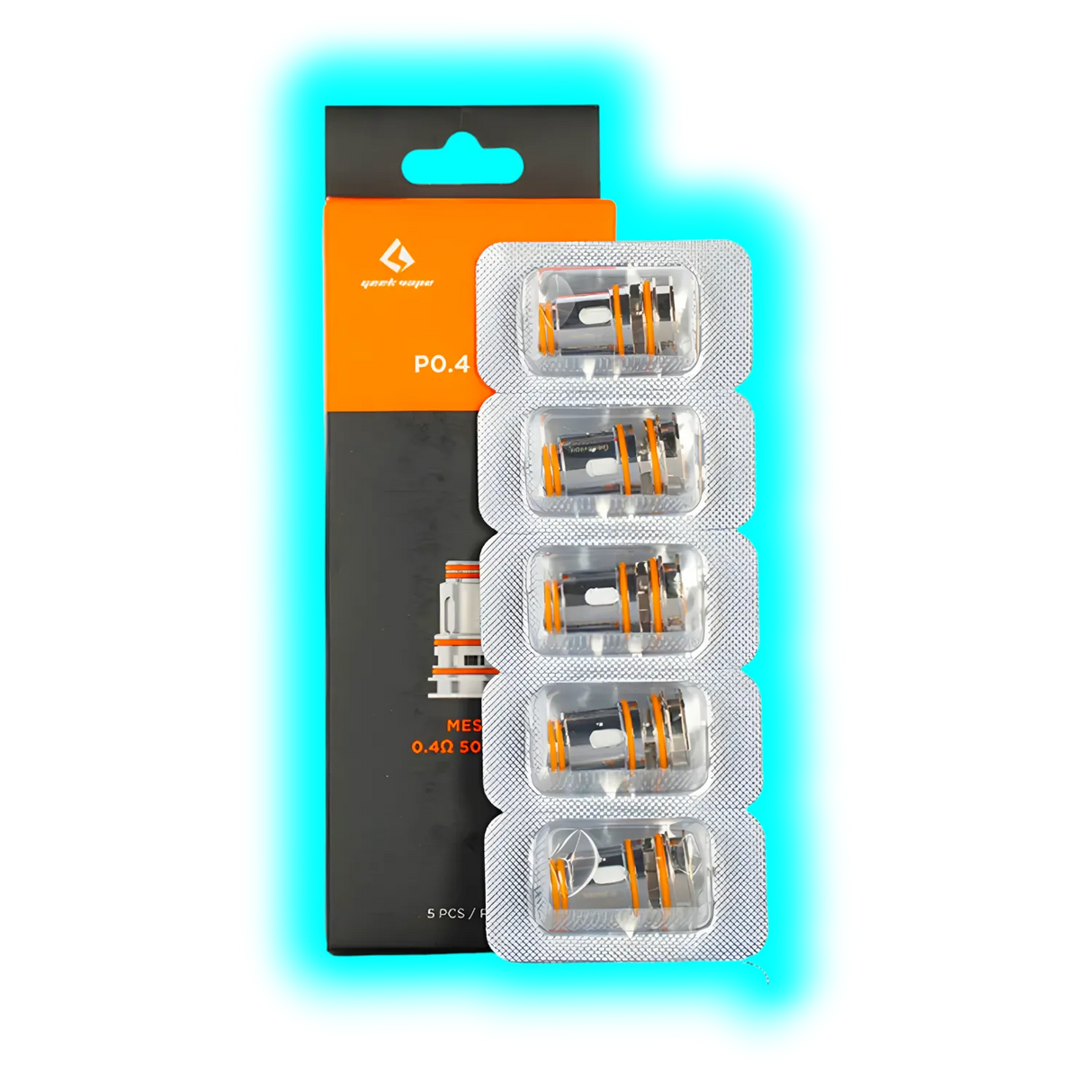 Geek Vape Z Max 0.15 Ohm Ersatzcoils 5Stk Quadra Coil
