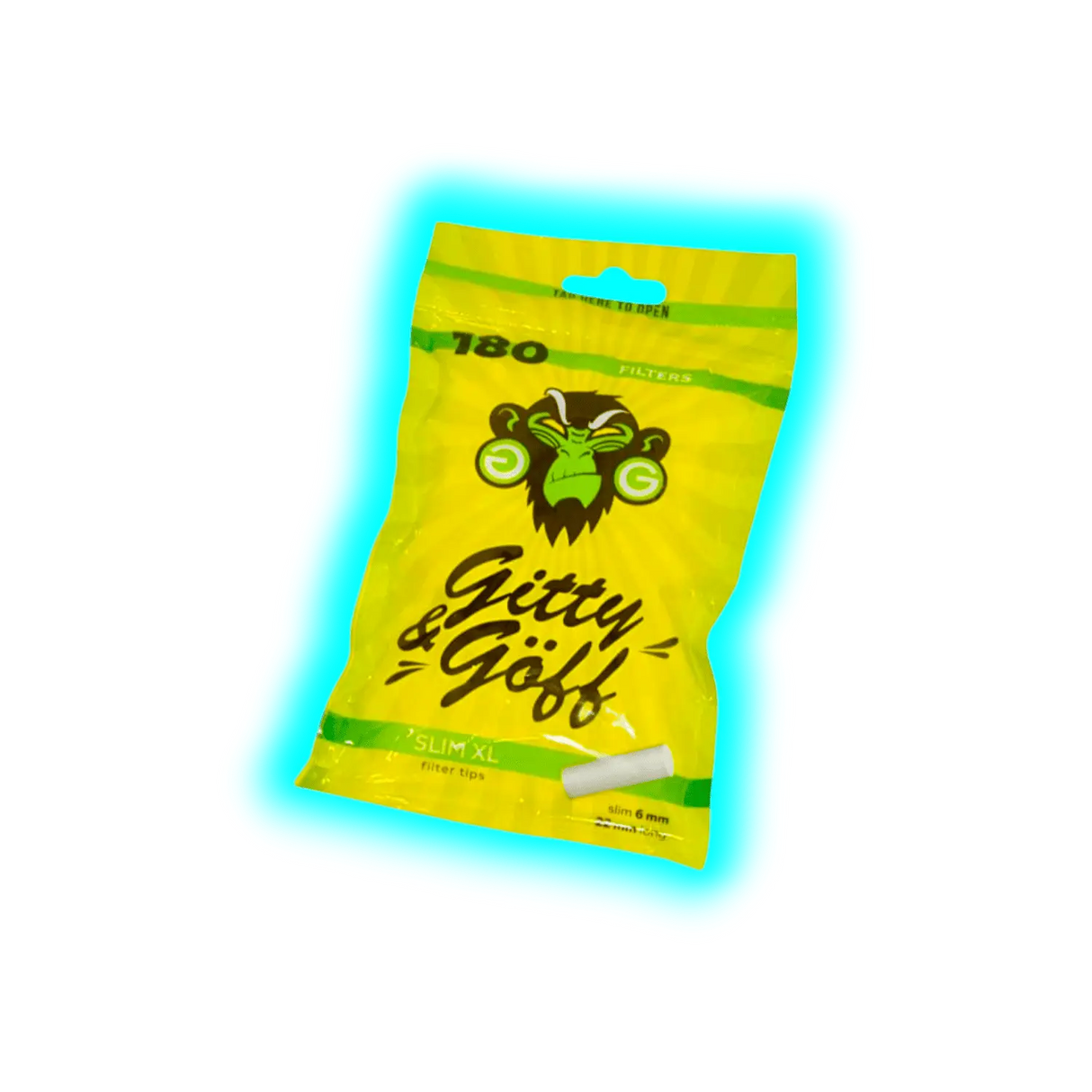 Gitty & Göff Slim XL Filter Tips 6mm