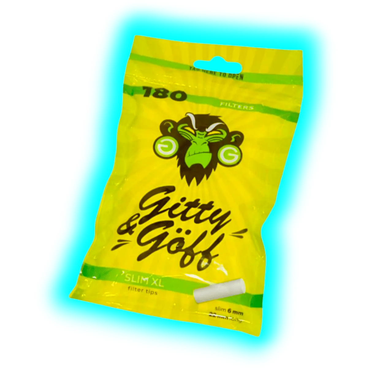 Gitty & Göff Slim XL Filter Tips 6mm