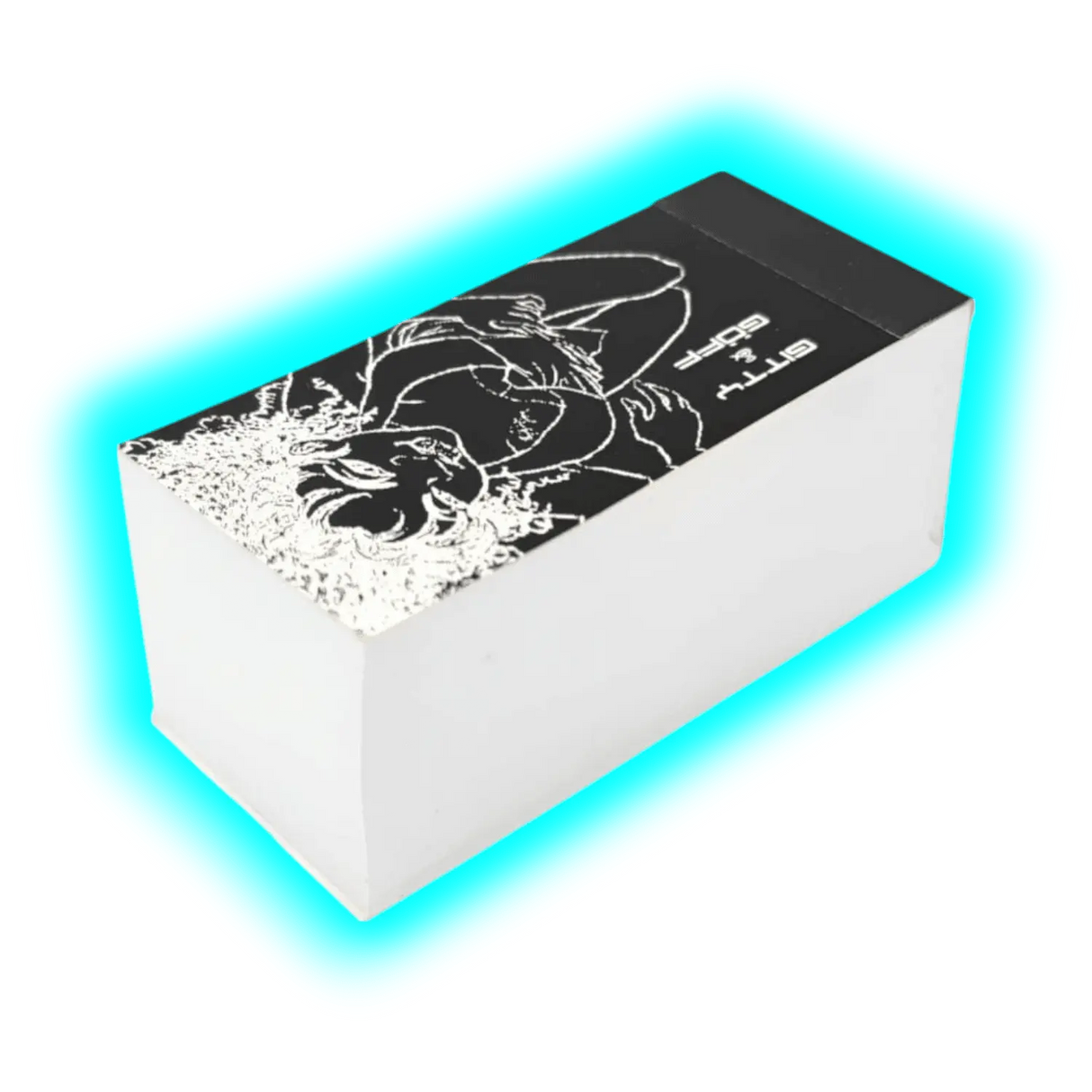 Gitty & Göff schwarz breit grosser Block Kiste mit 60 Stk.