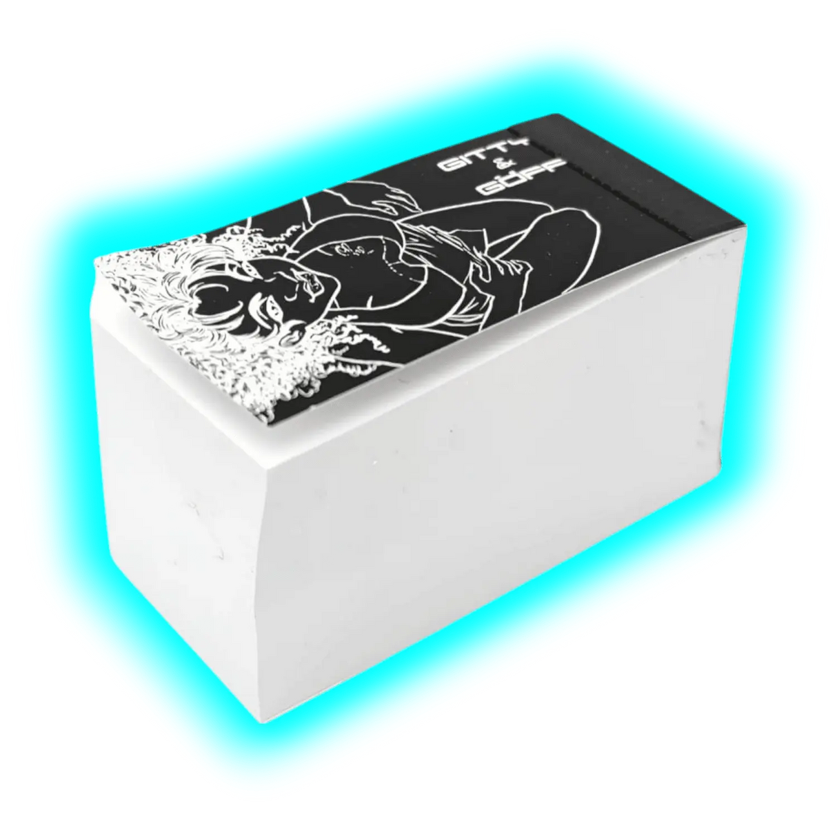 Gitty & Göff schwarz schmal grosser Block Kiste mit 96 Stk.