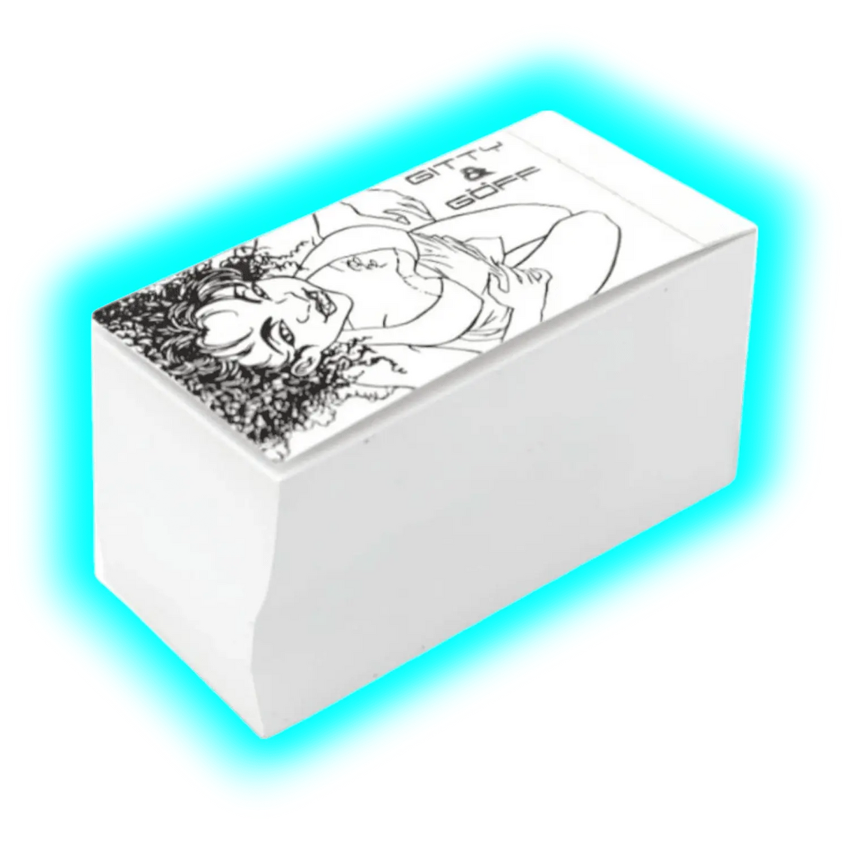 Gitty & Göff weiss breit grosser Block