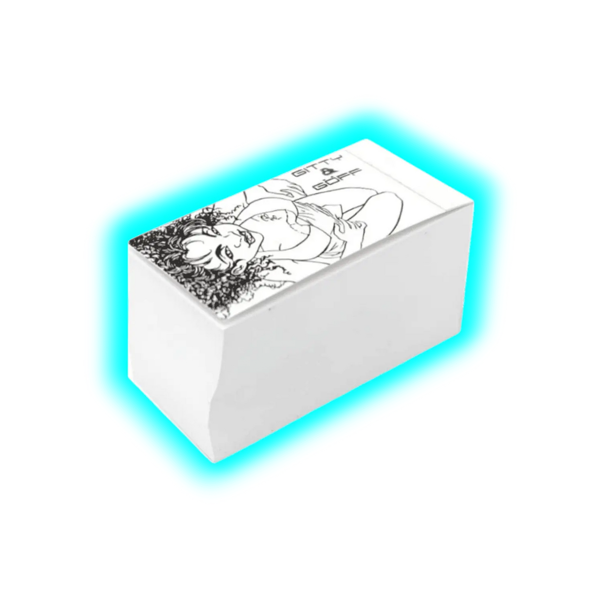 Gitty & Göff weiss schmal grosser Block Kiste mit 96 Stk.