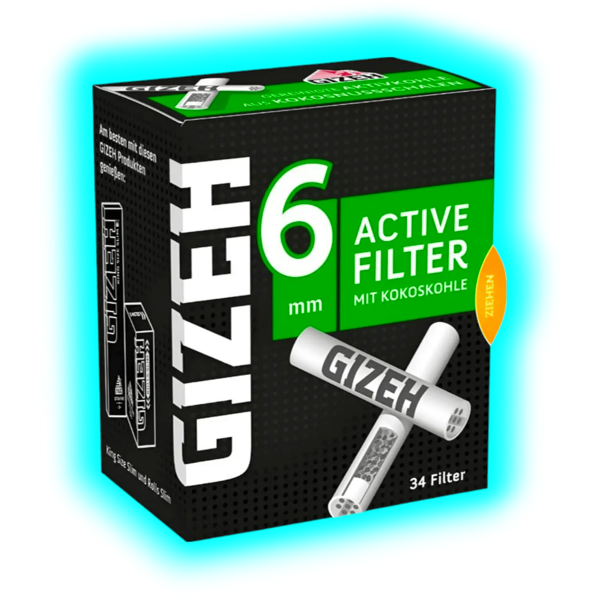 GIZEH Active Filter 6mm 10 x 34pcs