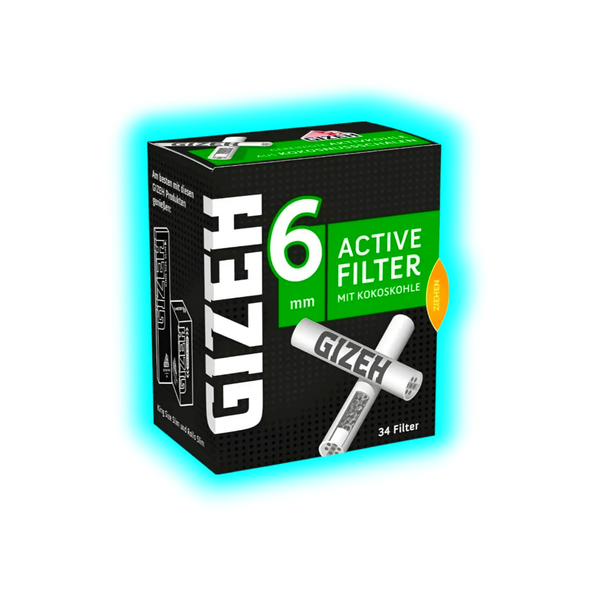 GIZEH Active Filter 6mm 34pcs