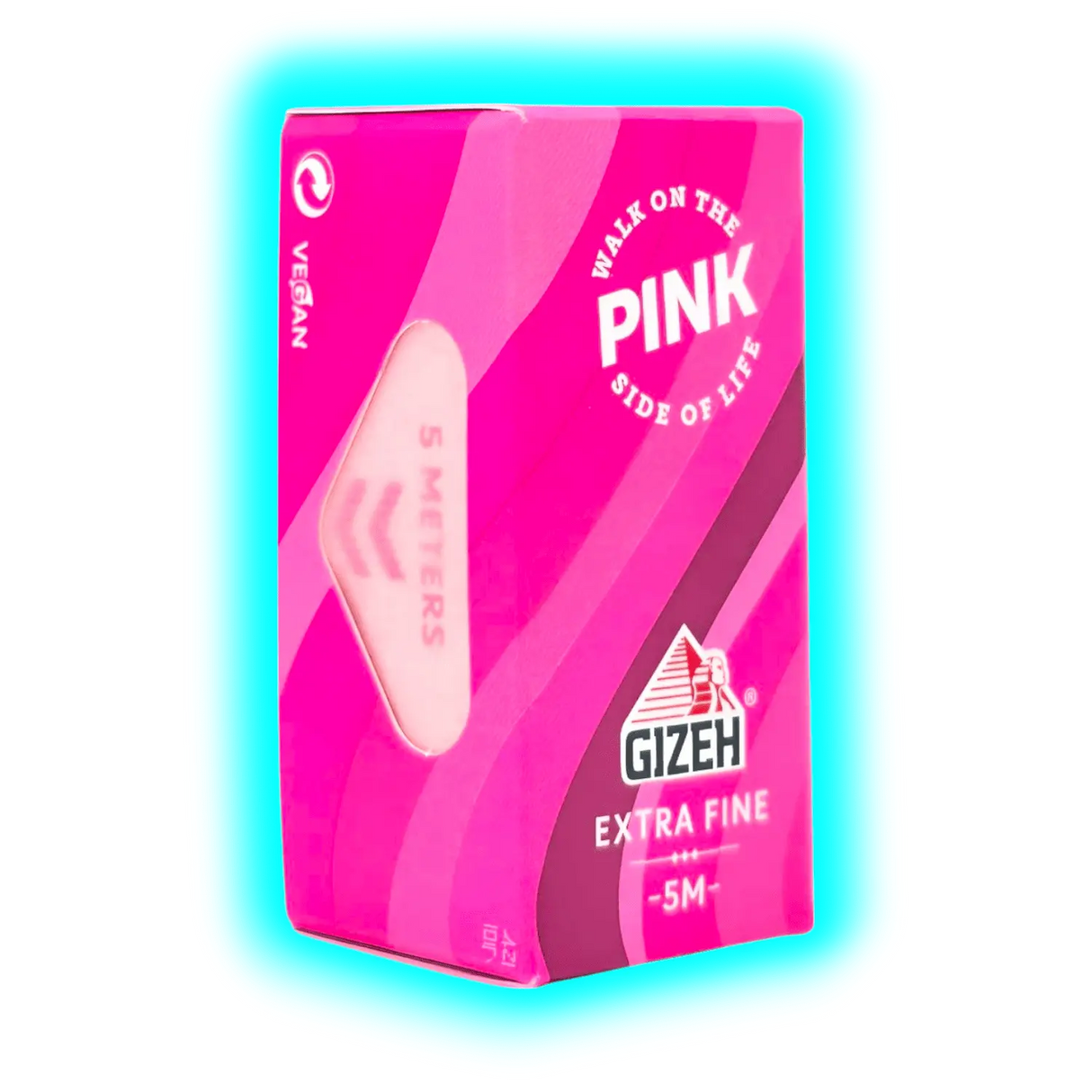 GIZEH All Pink Rolls Slim Display 20pcs