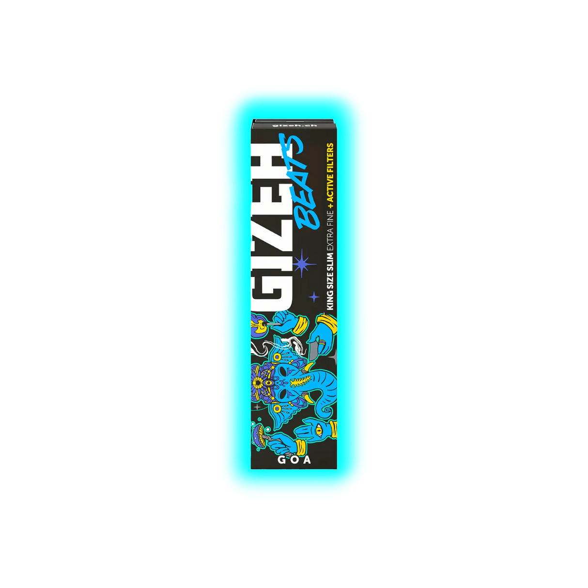 GIZEH Beats Swiss EDT Kingsize Slim Papers + Active Tips