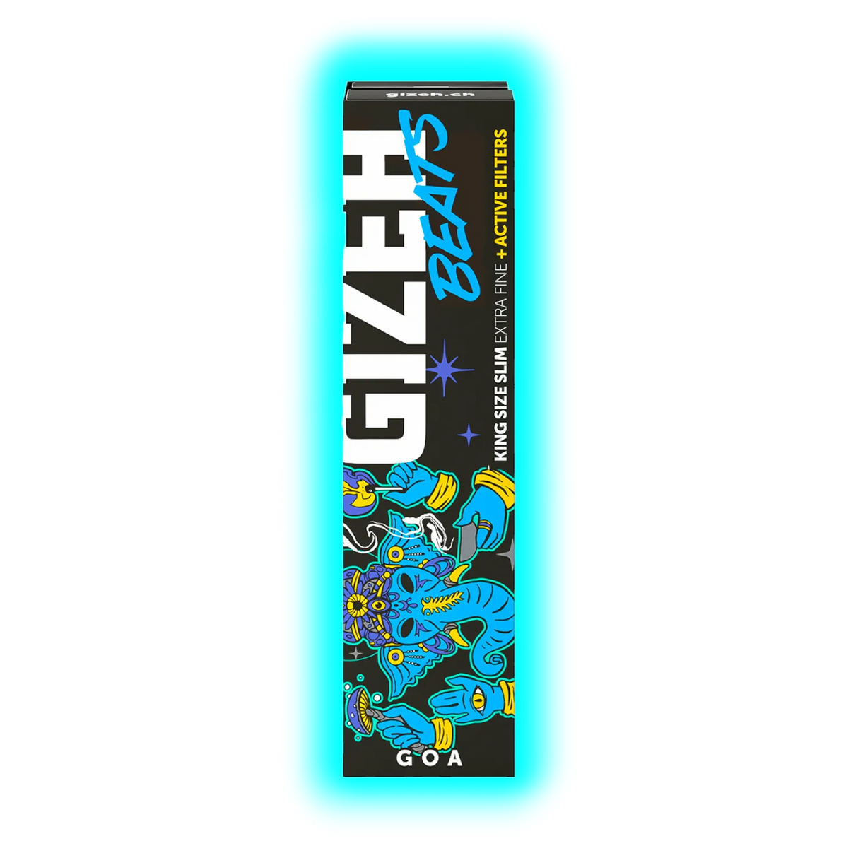 GIZEH Beats Swiss EDT Kingsize Slim Papers + Active Tips