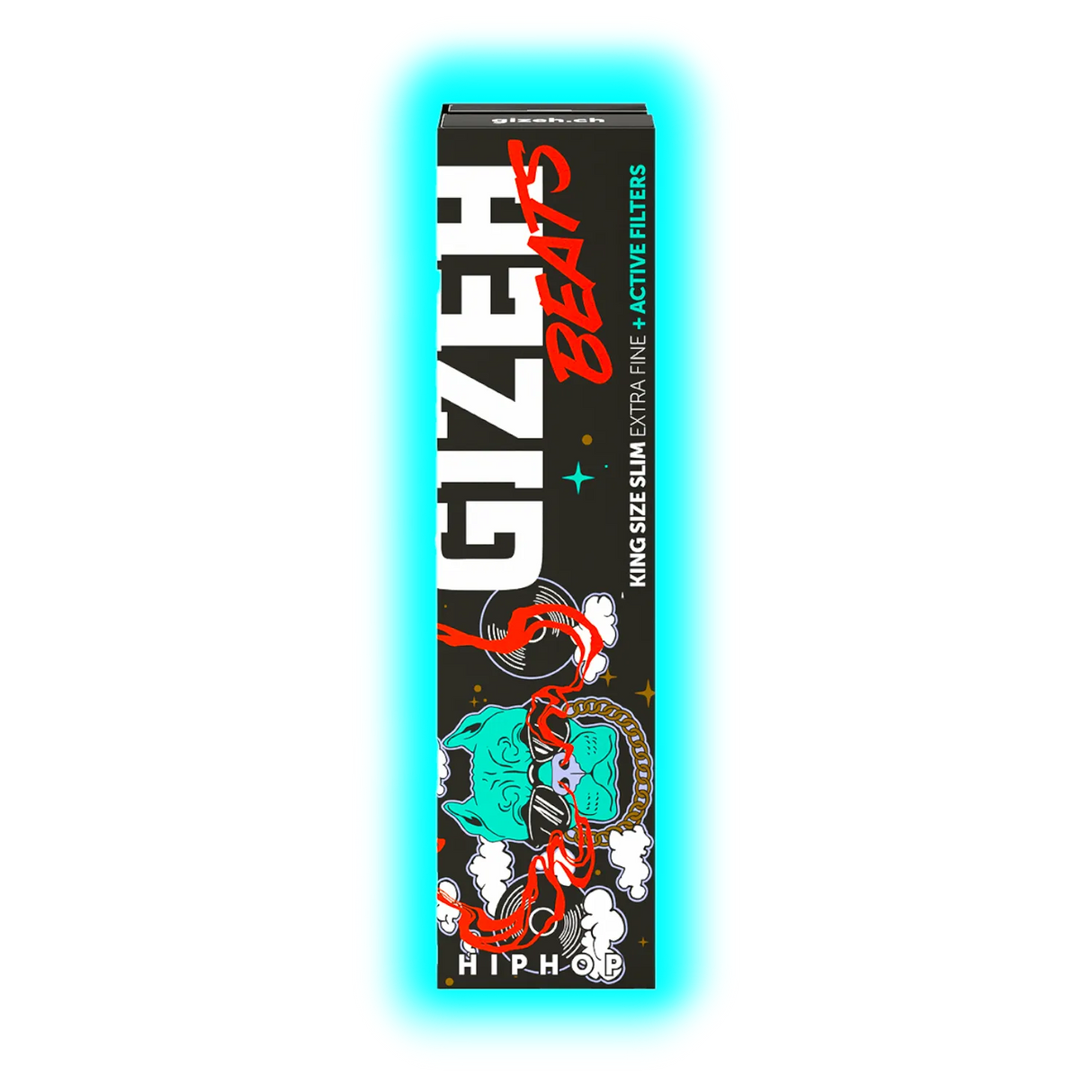 GIZEH Beats Swiss EDT Kingsize Slim Papers + Active Tips