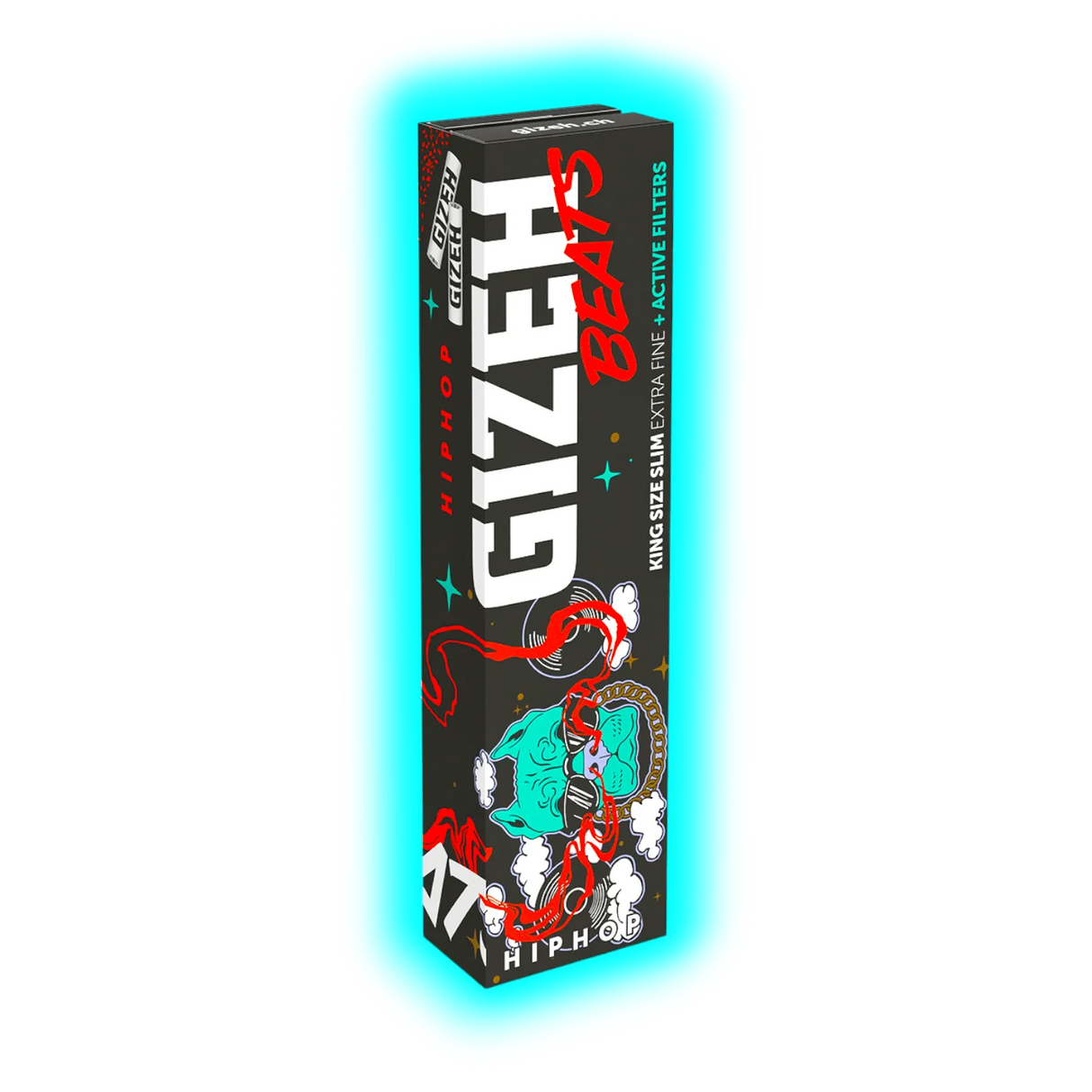 GIZEH Beats Swiss EDT Kingsize Slim Papers + Active Tips