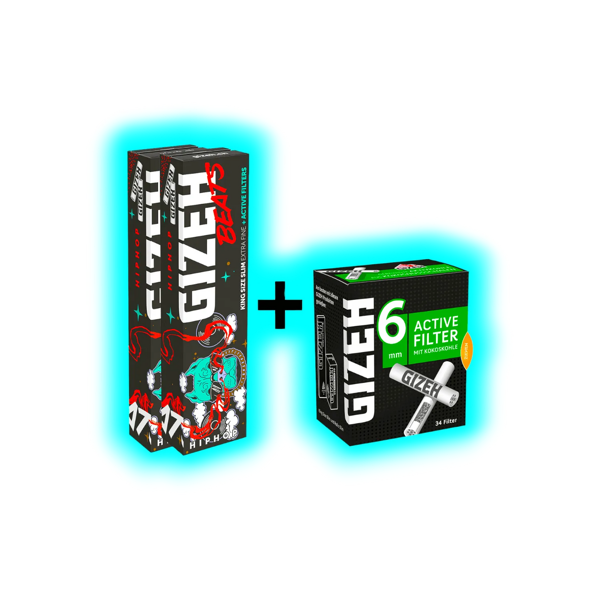 GIZEH Beats Swiss EDT Special 2 Papers + 1 Active Filter Box