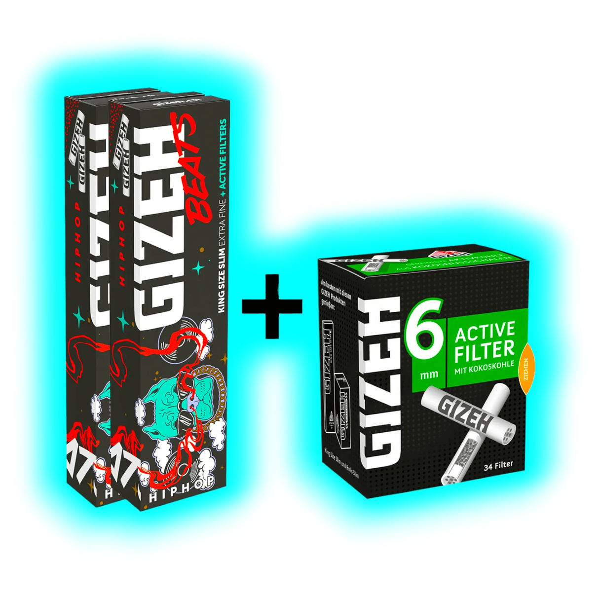 GIZEH Beats Swiss EDT Special 2 Papers + 1 Active Filter Box