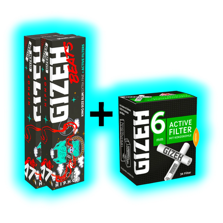 GIZEH Beats Swiss EDT Special 2 Papers + 1 Active Filter Box
