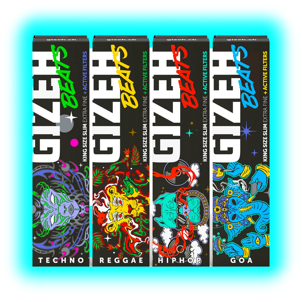 GIZEH Beats Swiss EDT Special 4 Papers