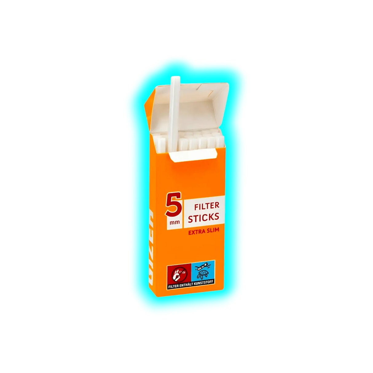 GIZEH Extra Slim Filter Sticks 5mm 126pcs