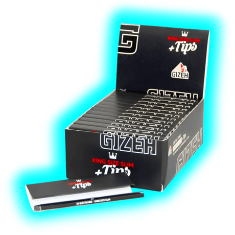 GIZEH Papers KingSize Slim mit Filter-Tips Box à 26