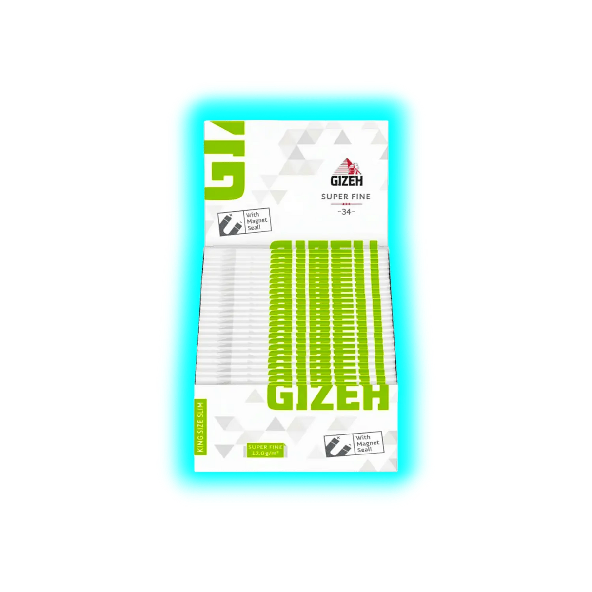 GIZEH Papers KSS SuperFine Display 50pcs