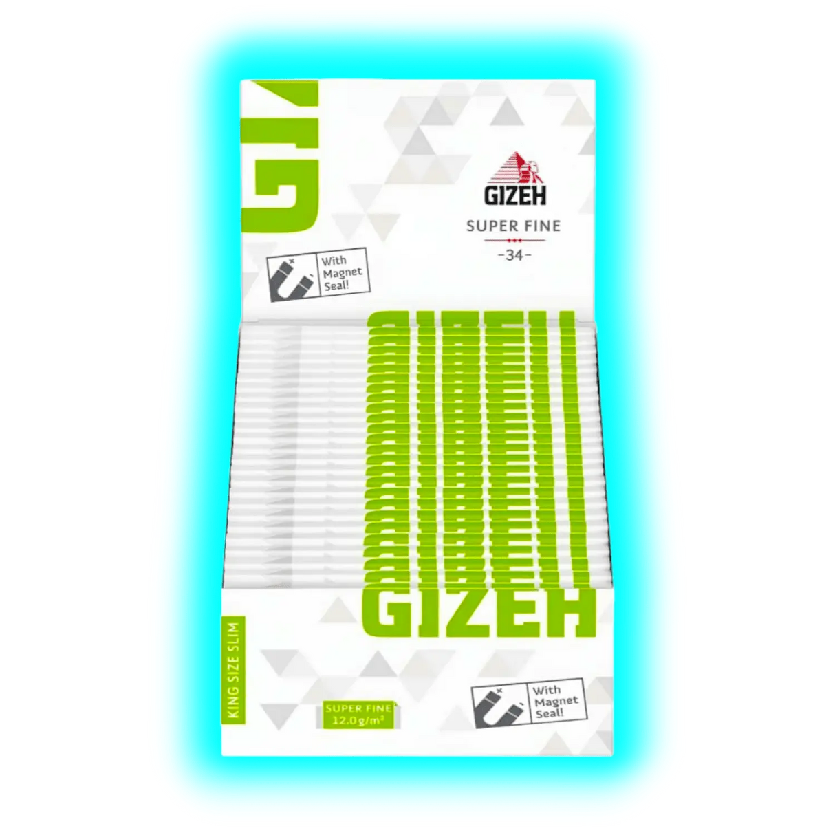 GIZEH Papers KSS SuperFine Display 50pcs