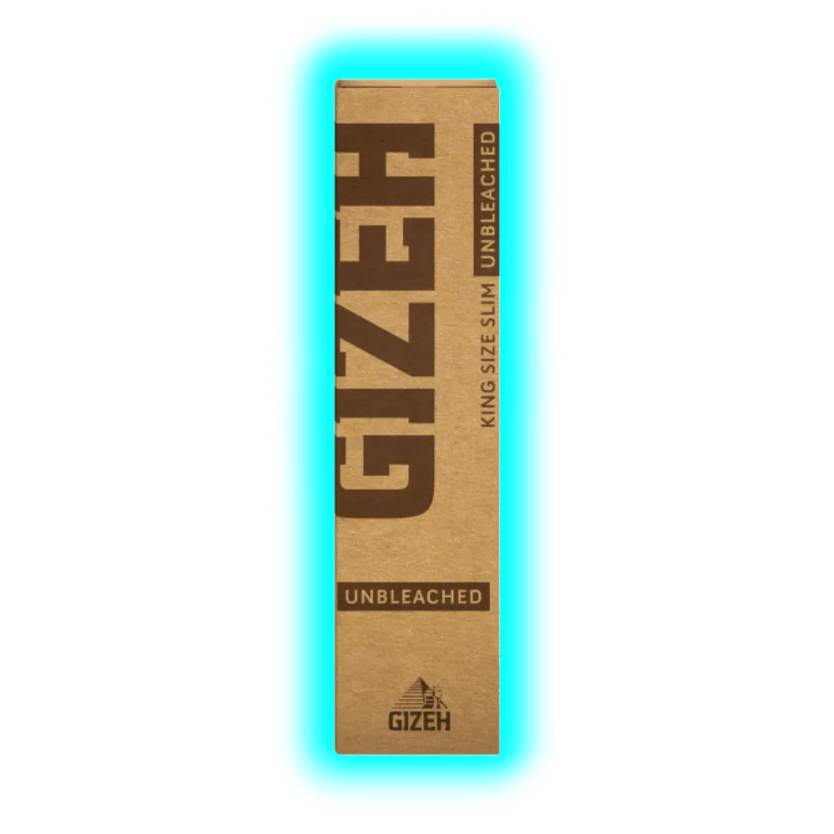 GIZEH Papers Unbleached King Size Slim Display 50pcs