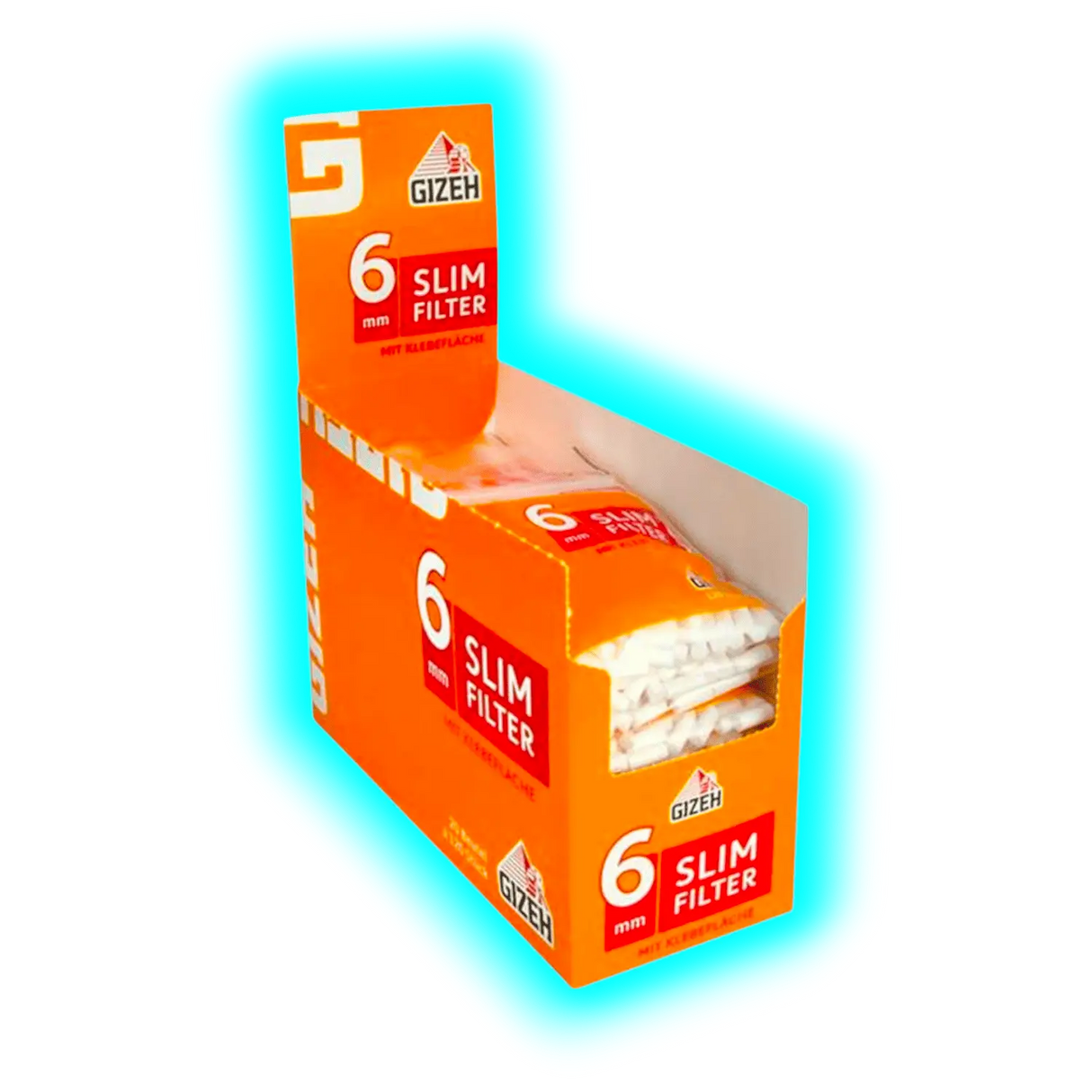 GIZEH Slim Filter 6mm 120pcs