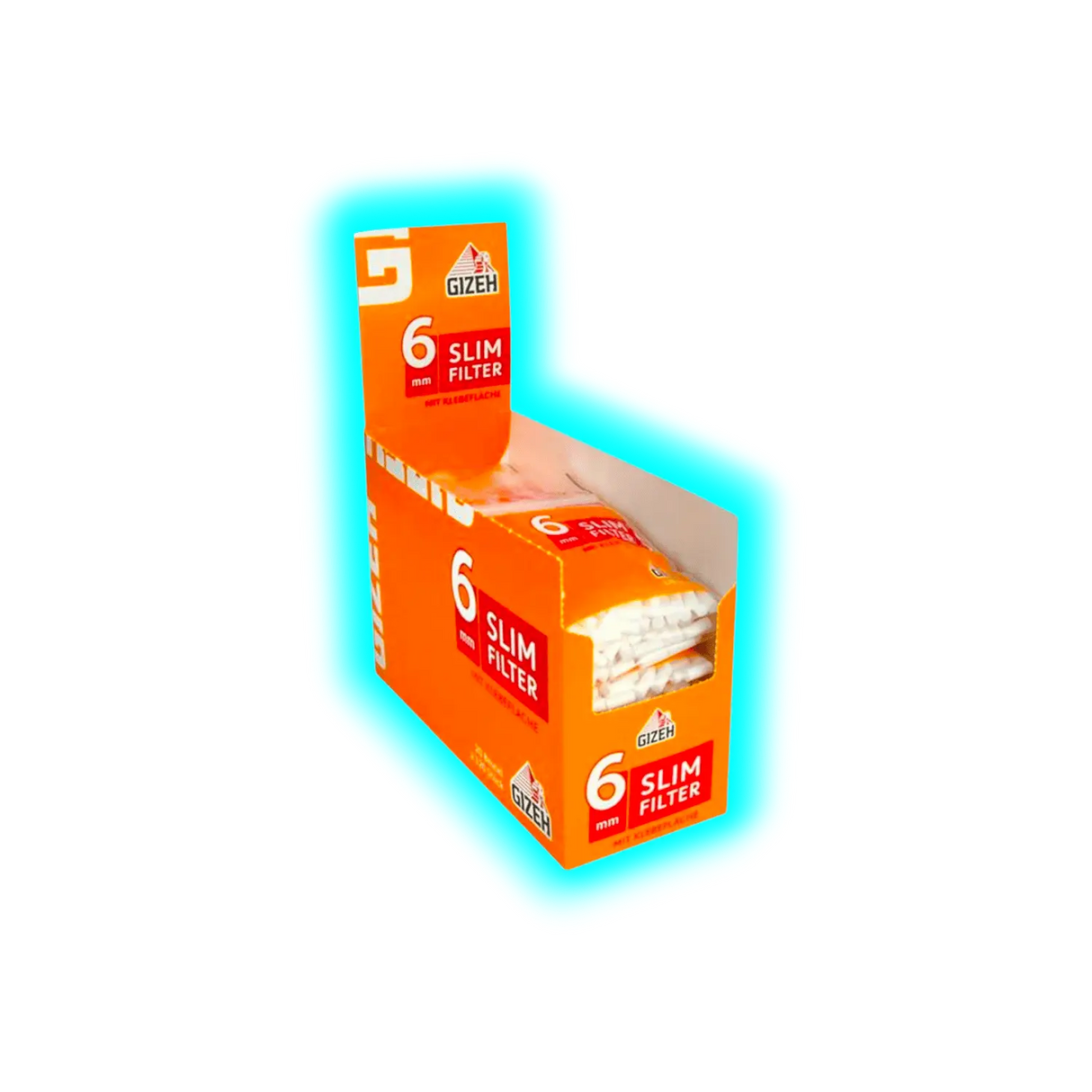 GIZEH Slim Filter 6mm Display 20 x 120pcs