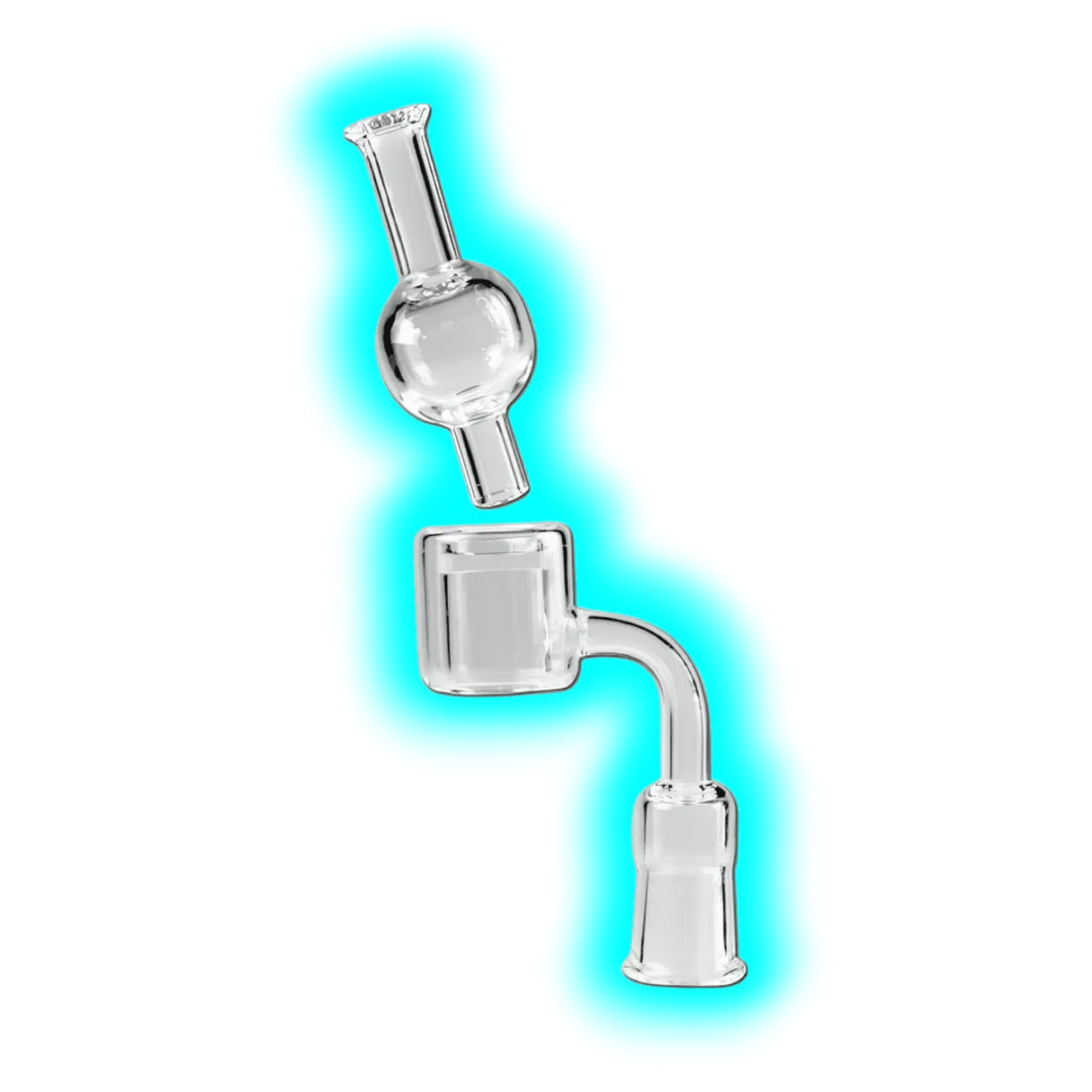 Glasbanger Set klarer Schliff mit Carb Cap 18.8mm