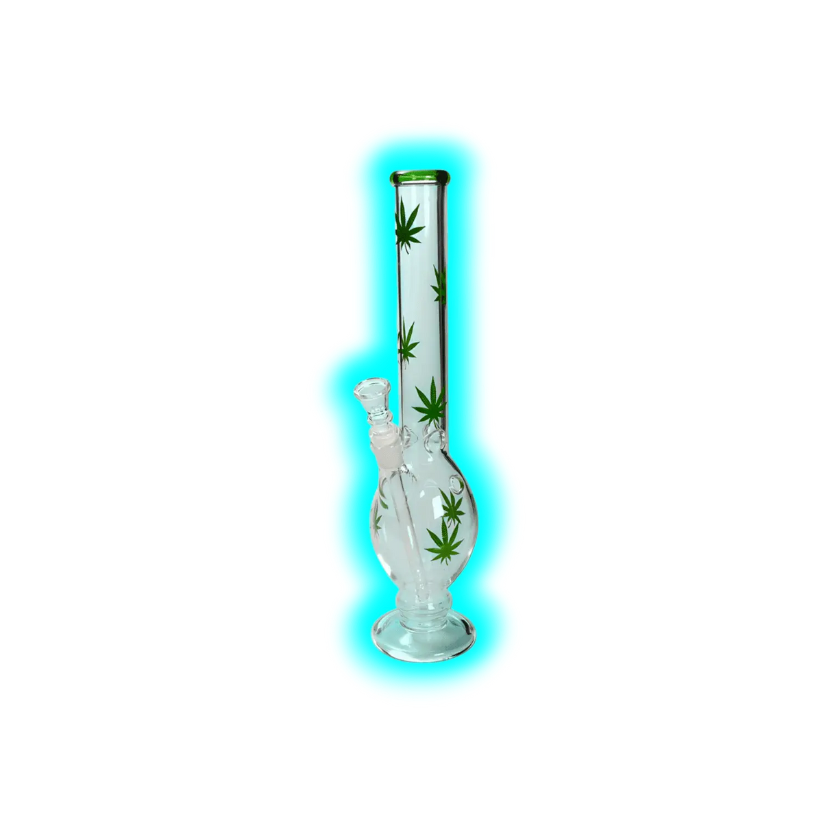 Glasbong Ice Hanfblätter 40cm