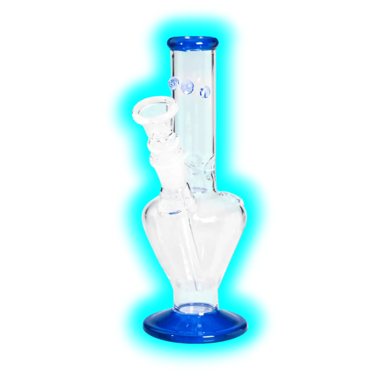 Glasbong Ice mini Blau