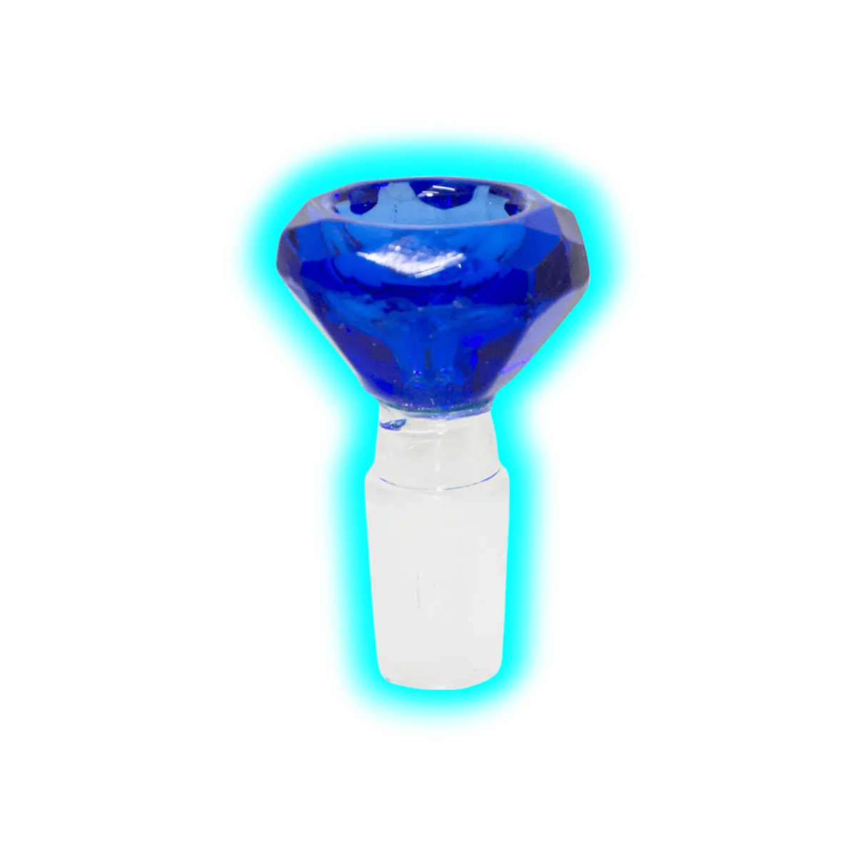 Glaskopf Blau 18er Schliff
