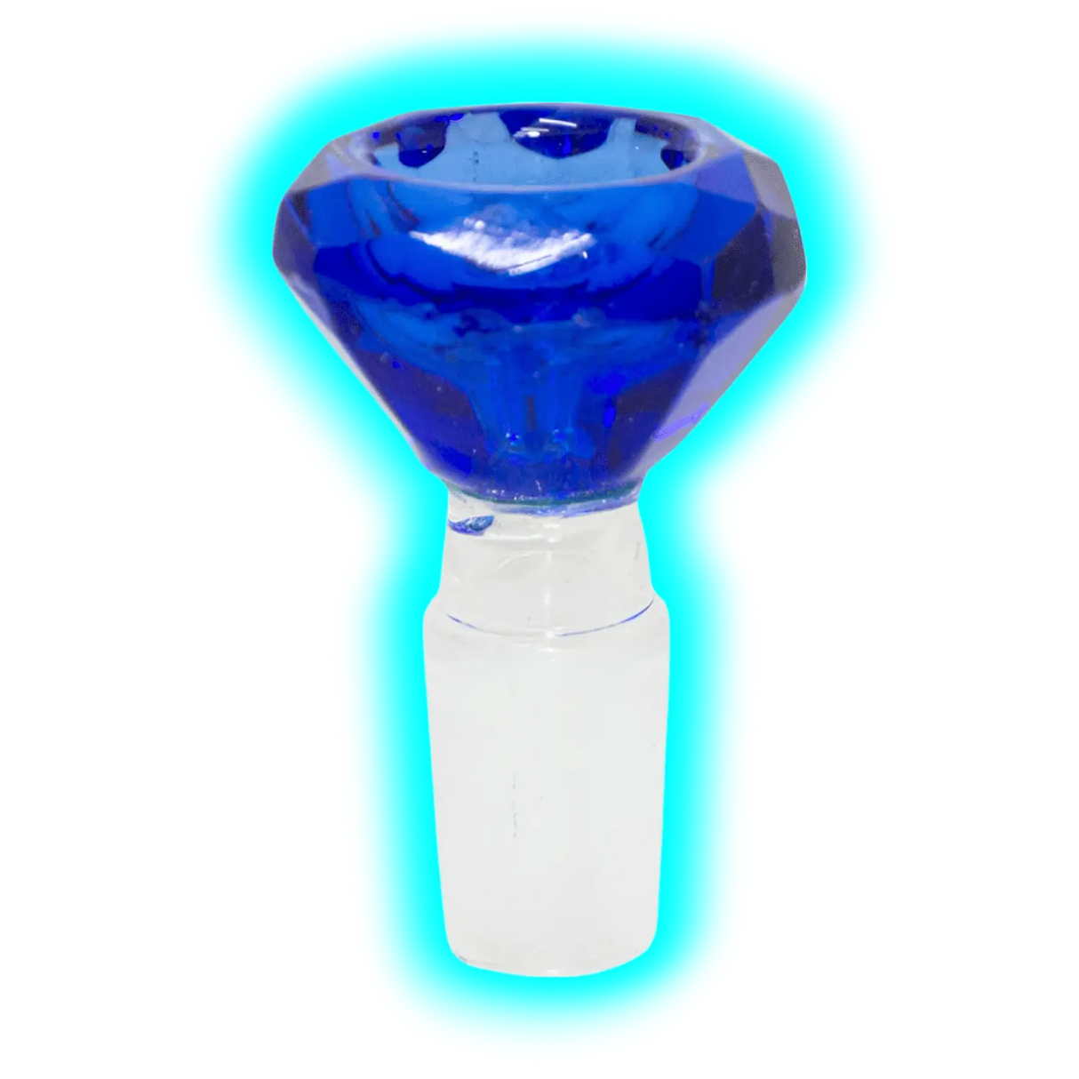 Glaskopf Blau 18er Schliff