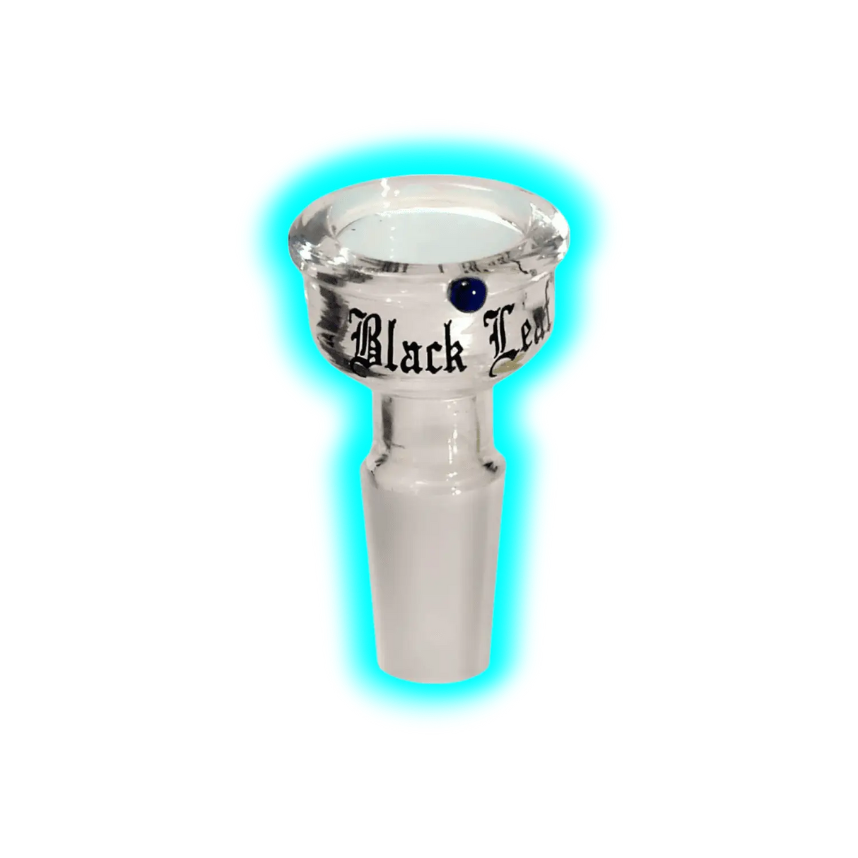 Glaskopf Flach Black Leaf 14.5 Gross