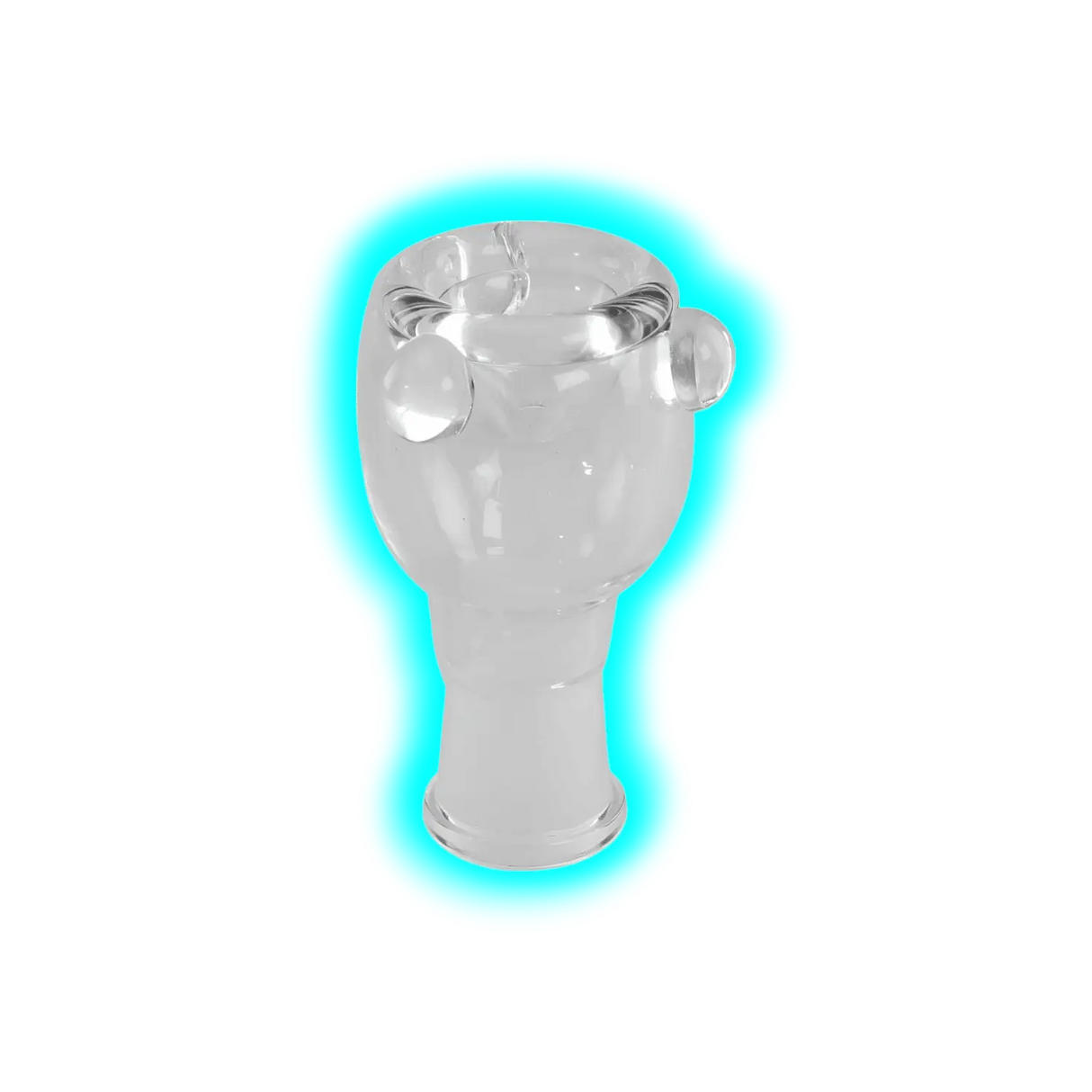 Glaskopf mit Femaleschliff 18.8