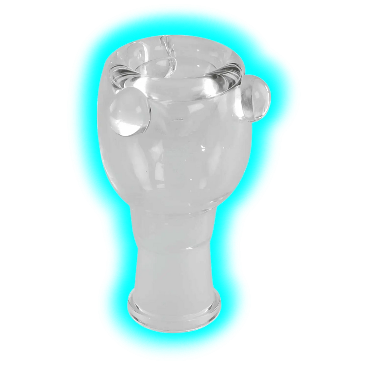 Glaskopf mit Femaleschliff 18.8