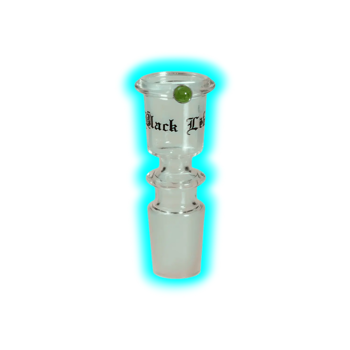 Glaskopf zylindrisch Black Leaf 14.5 Gross