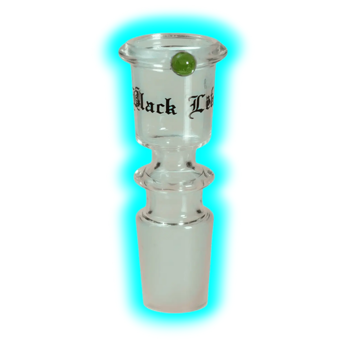 Glaskopf zylindrisch Black Leaf 14.5 Gross