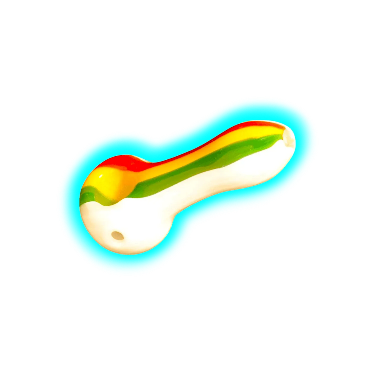 Glaspfeife P-002 Weiss