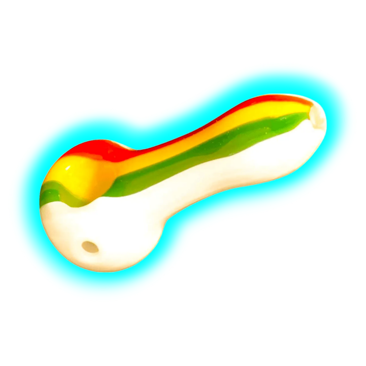 Glaspfeife P-002 Weiss