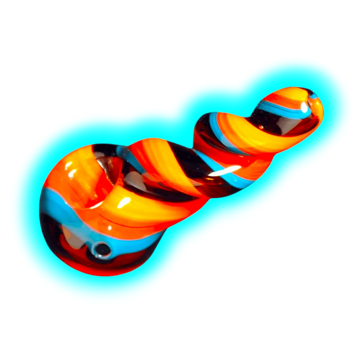 Glaspfeife P-008 Bunt