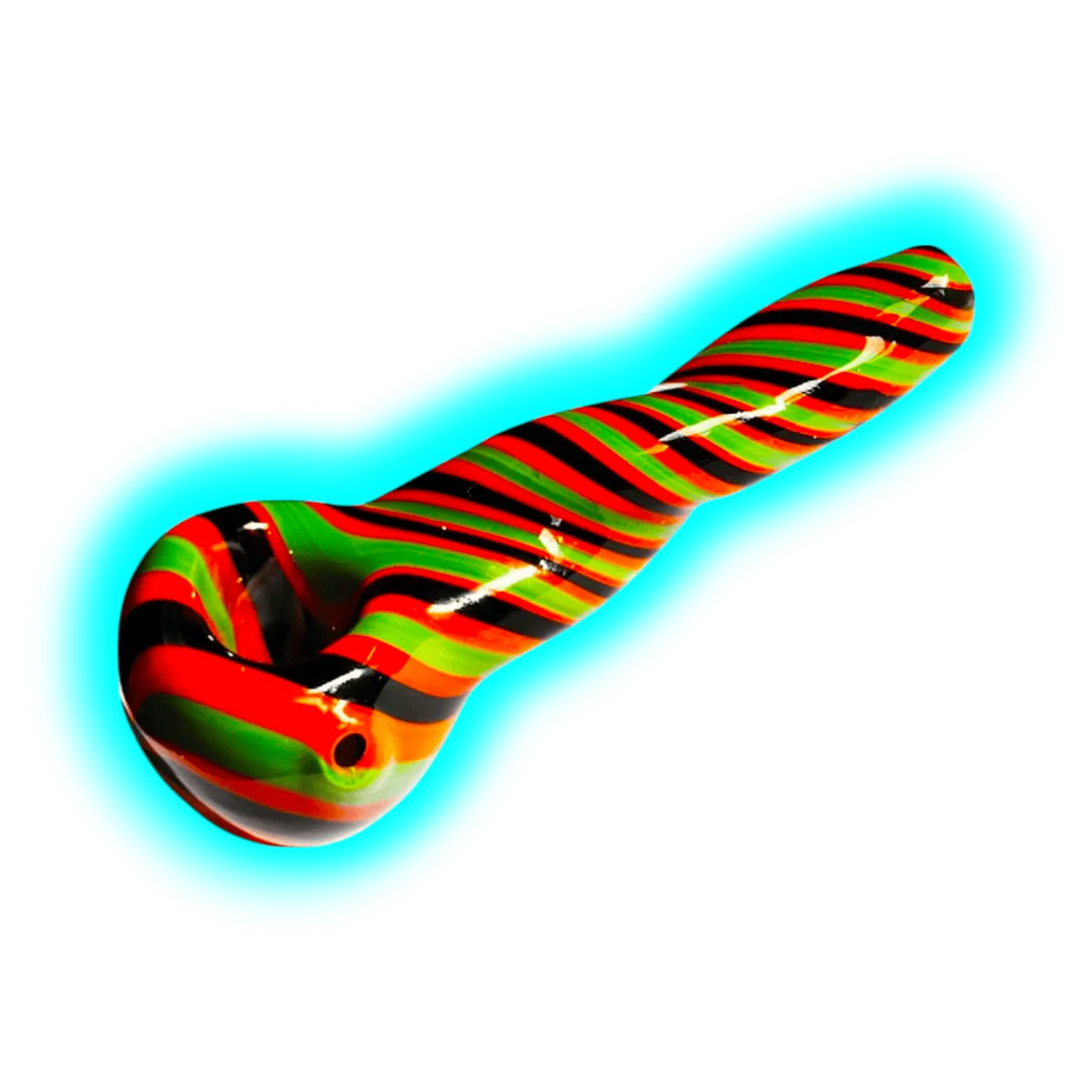 Glaspfeife P-008 Rot