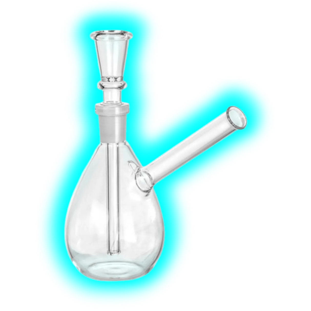 Glass Bong Top Bowl Tear Drop Mini 14cm
