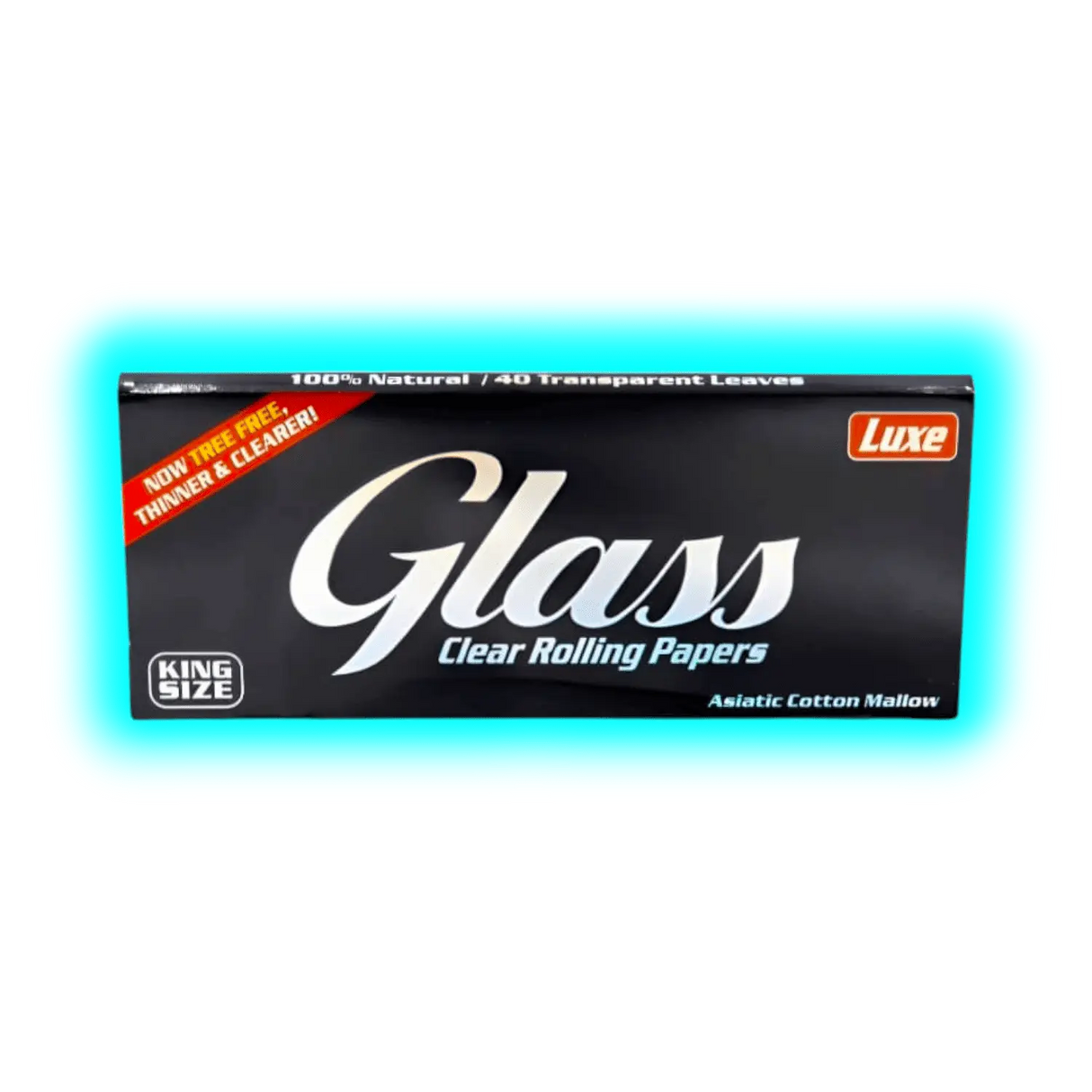 Glass King Size Transparent Cellulose Papers 1 Pack