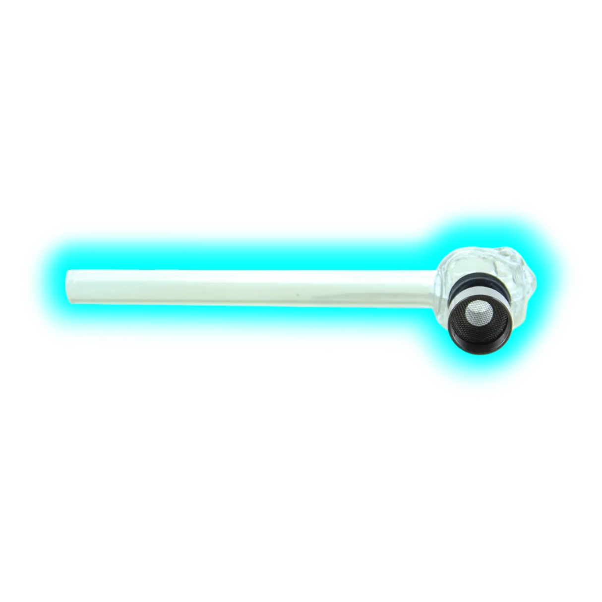 Glass Pipe Skull 13cm