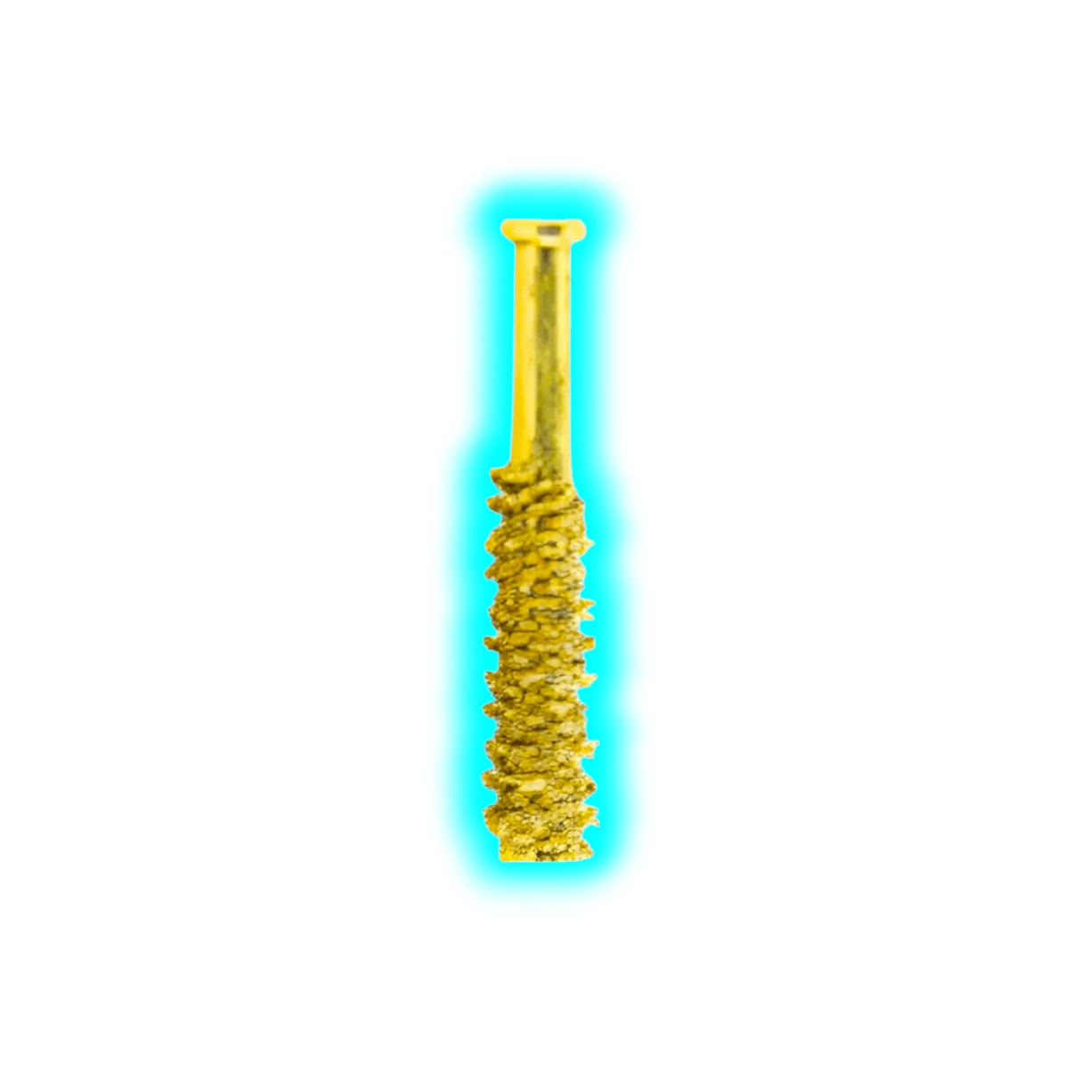 Gold Metal Sniffer Bat Stick 6cm