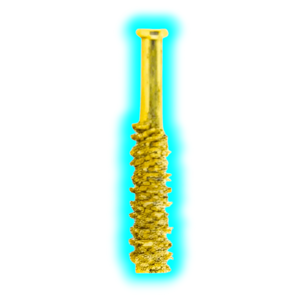 Gold Metal Sniffer Bat Stick 6cm