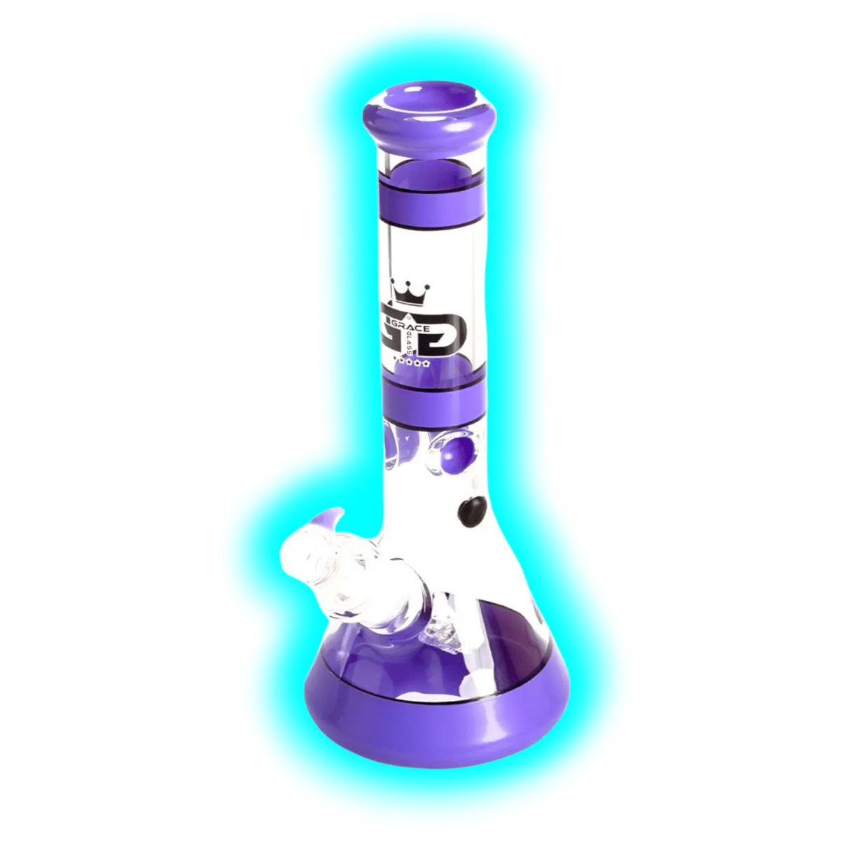 Grace Glass | Beaker Series Purple 30cm