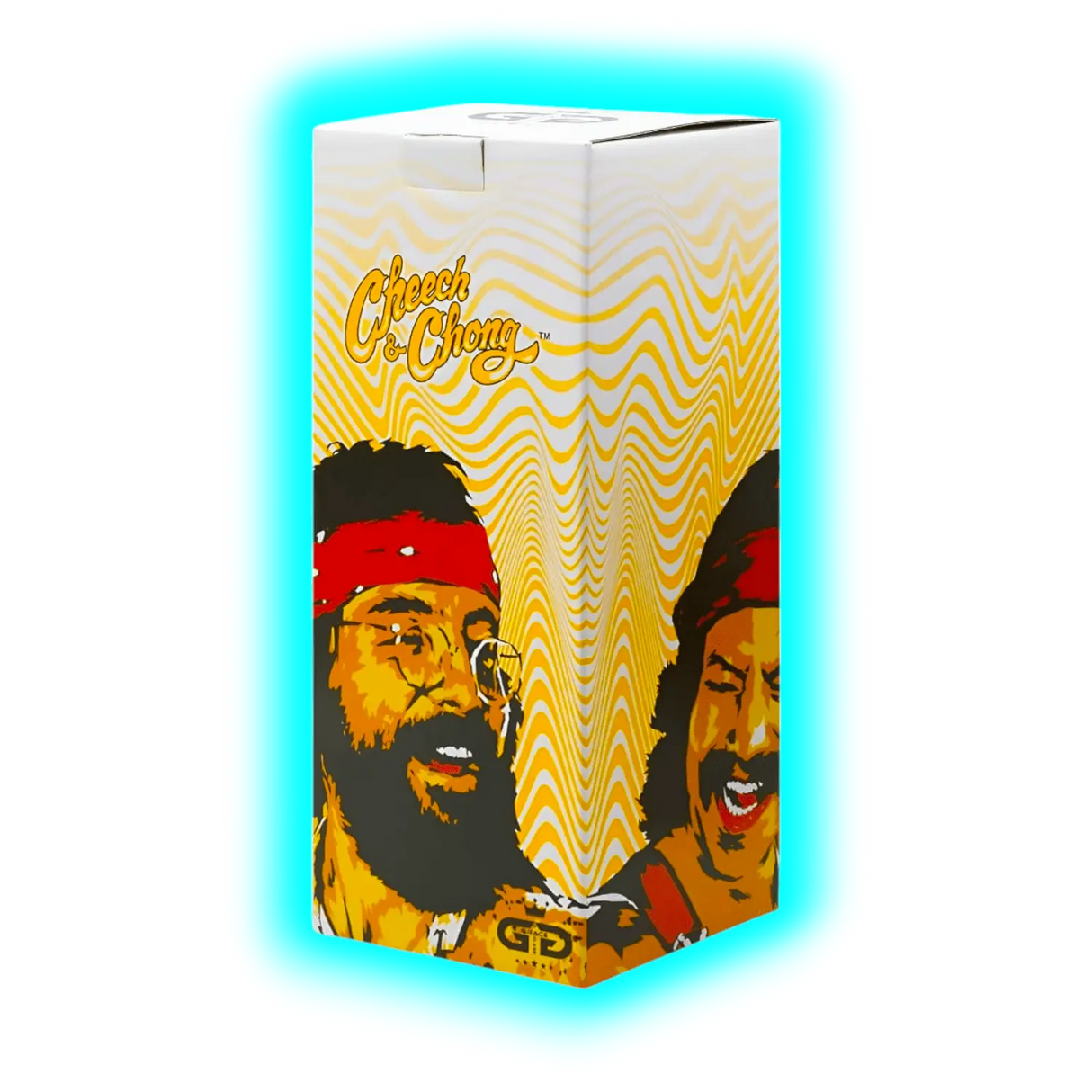 Grace Glass Cheech and Chong Peace Bong Straight Pink 30cm